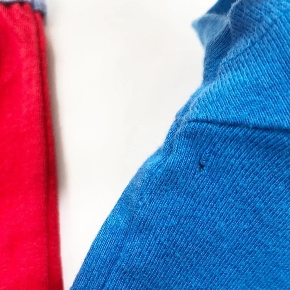 Little Lad red beach tank top + Onesies blue sports baby bodysuit